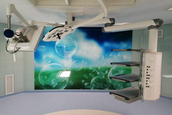 vinilo para hospitales